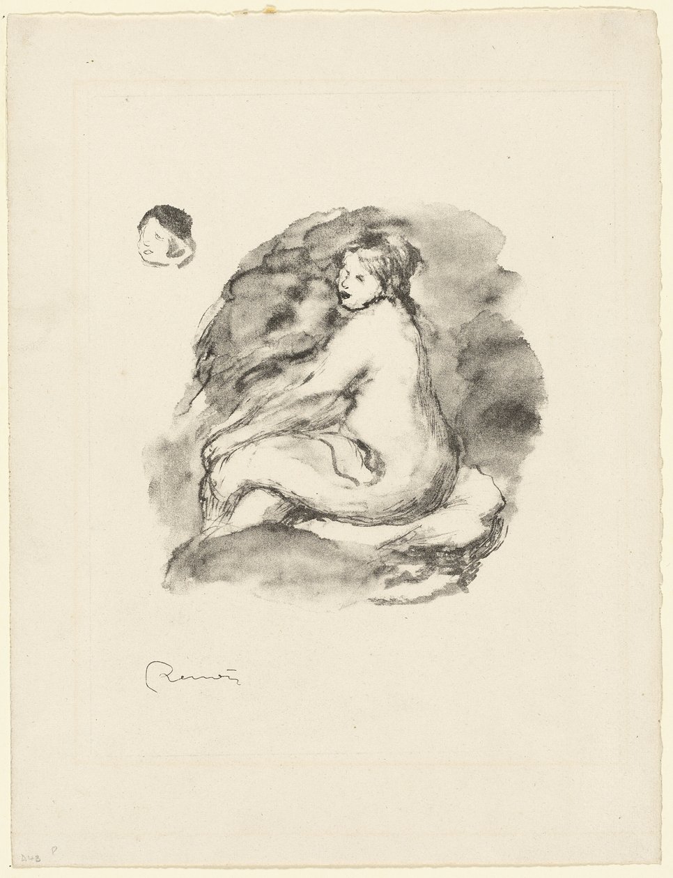 Study Of A Seated Nude Woman Variant
