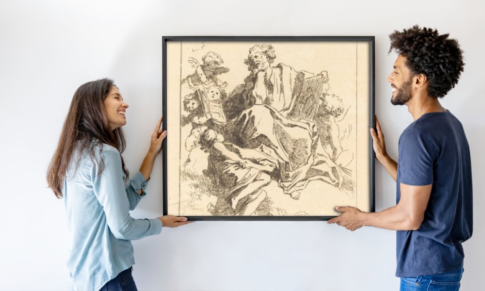 Jean Honoré Fragonard after Giovanni Lanfranco