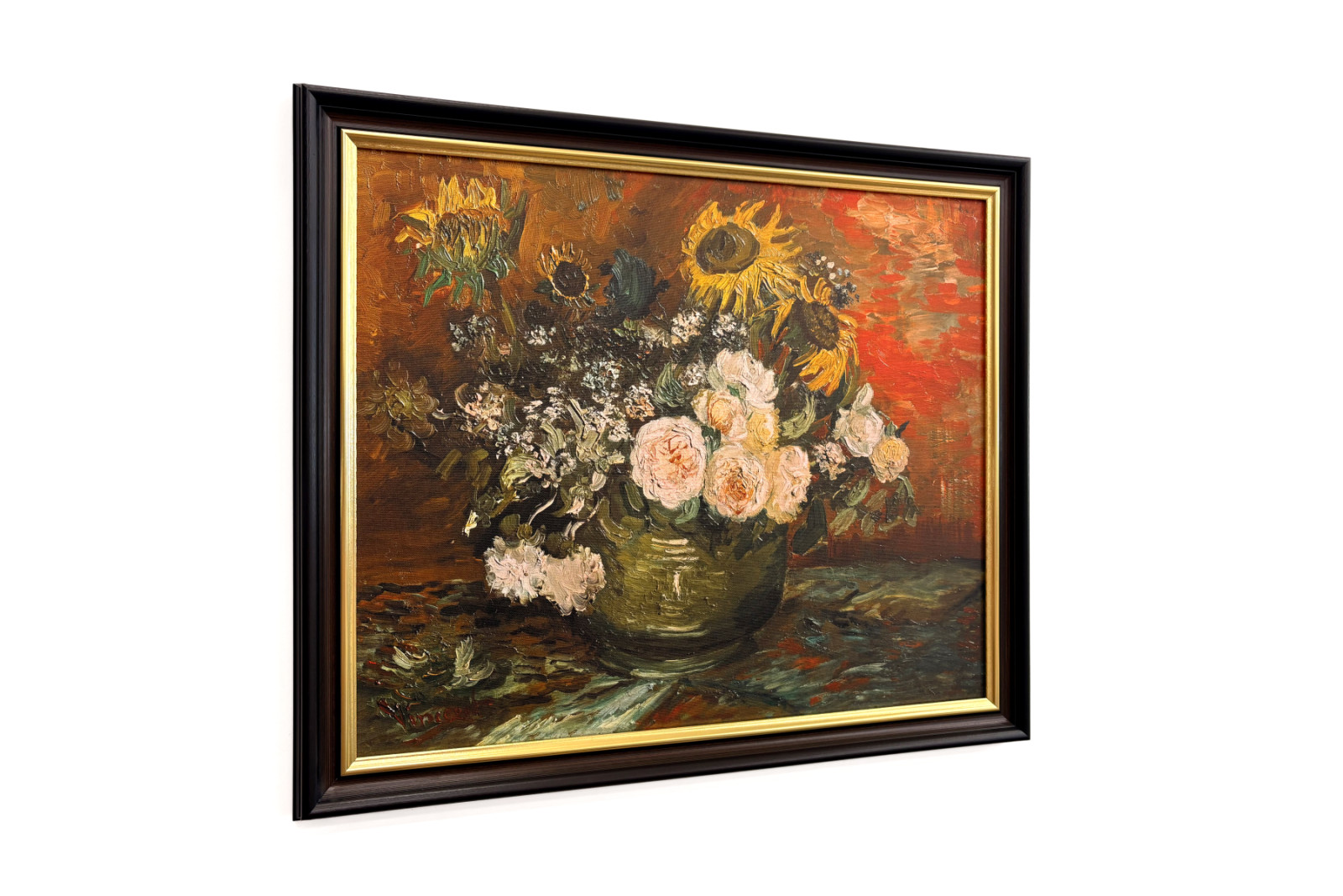 Roses and Sunflowers - Vincent van Gogh