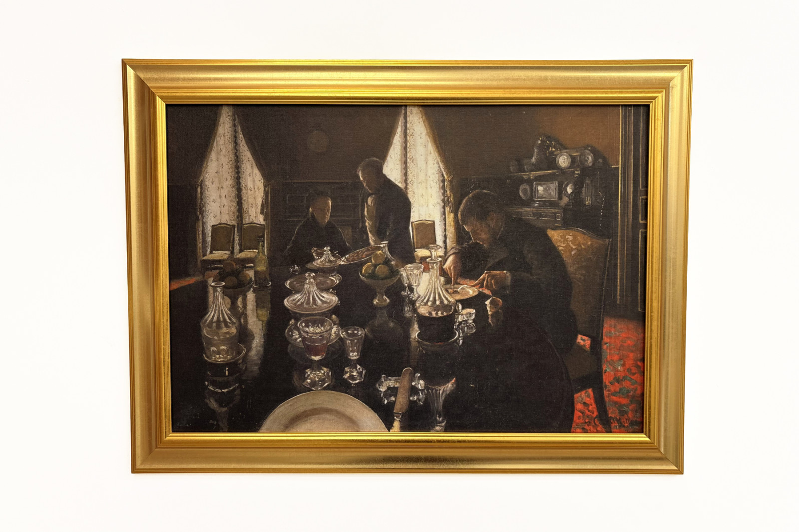 Dinner at Rue Miromesnil, the Home of the Caillebotte Family - Gustave Caillebotte