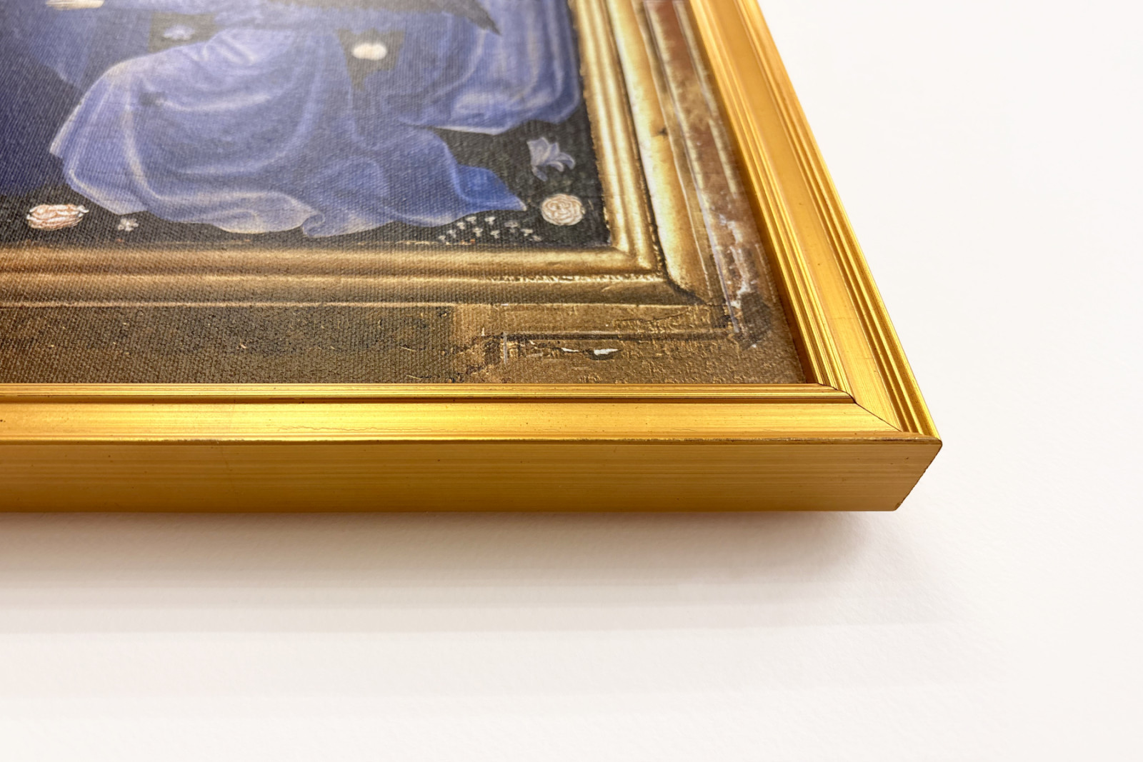 Richard II Presented to the Virgin and Child by His Patron Saint John the Baptist and Saints Edward and Edmund, c.1395-99 - Master of the Wilton Diptych