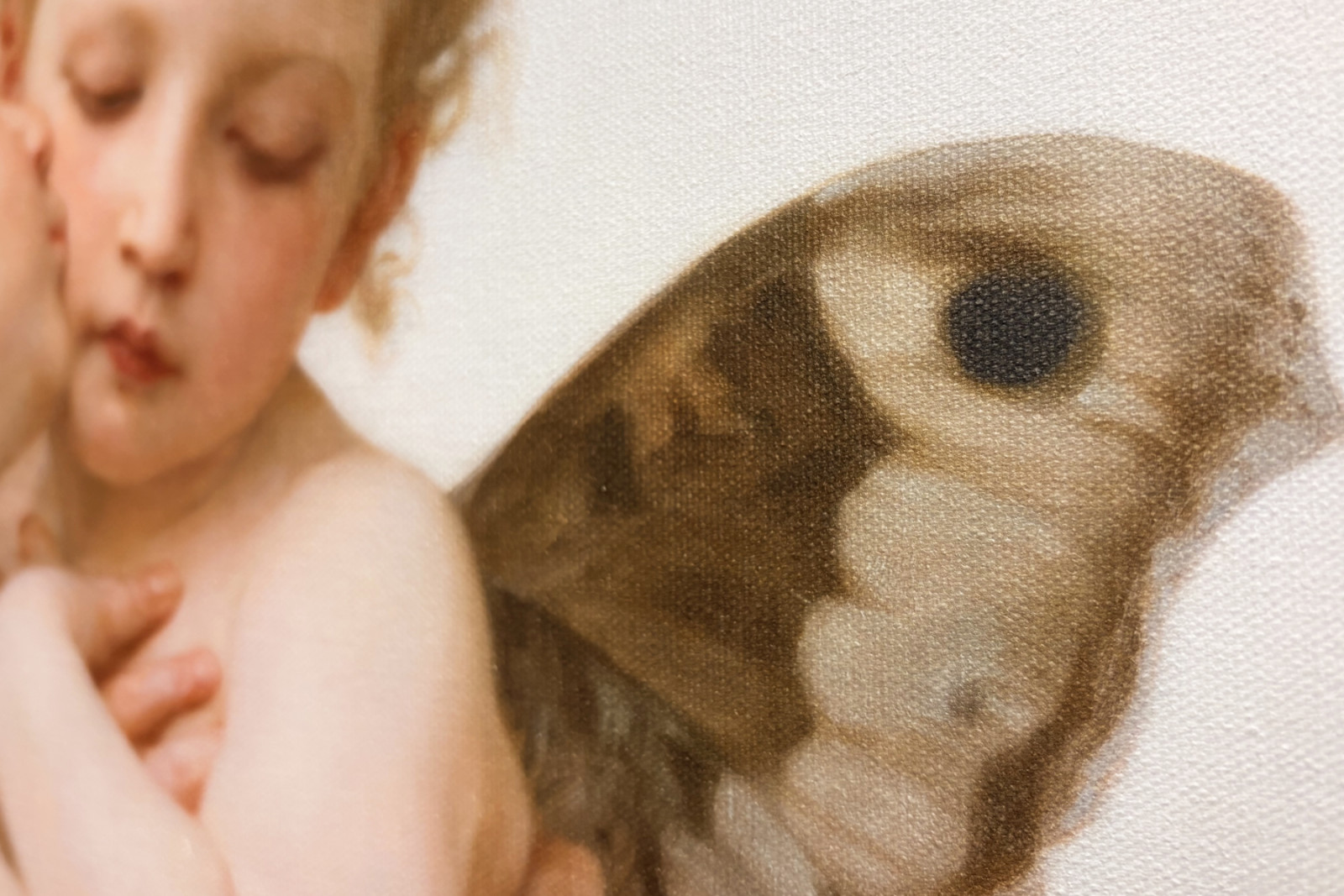 Cupid and Psyche as Children, The First Kiss - William-Adolphe Bouguereau