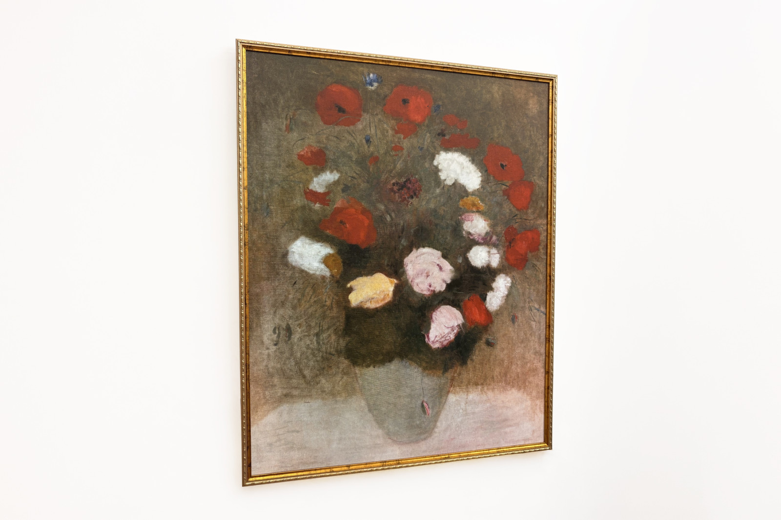 Bouquet with poppies - Odilon Redon