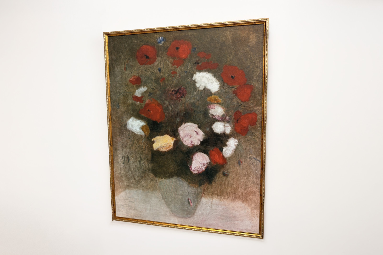 Bouquet with poppies - Odilon Redon
