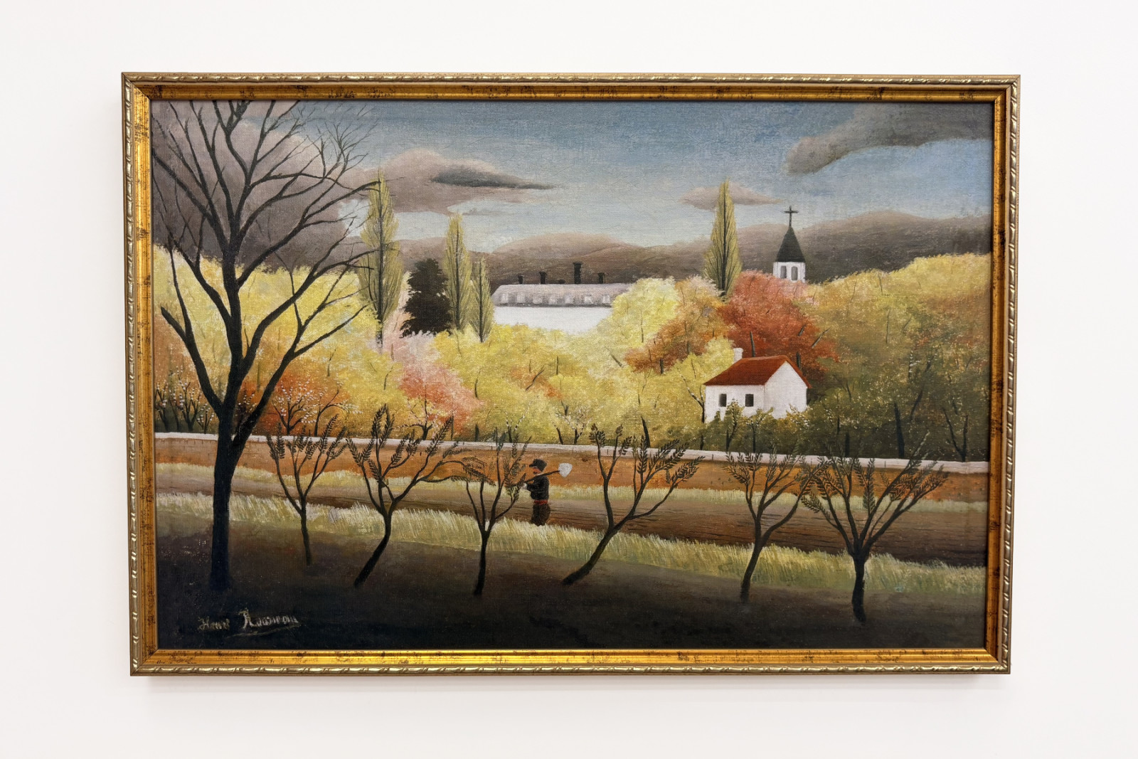Landscape with Peasant - Henri Rousseau