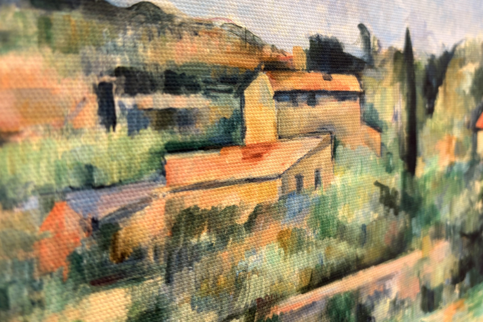 The Bellevue Plain / The Red Earth - Paul Cézanne