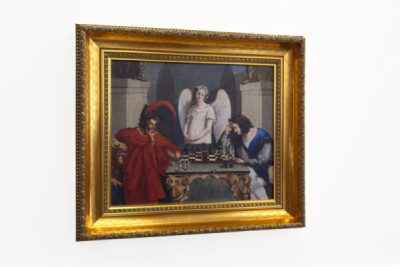 Faust and Mephisto Playing Chess