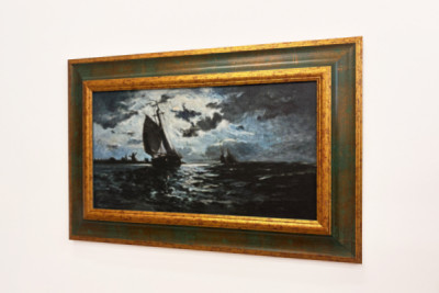 Sailing Ship in the Moonlight - Paul Gauguin