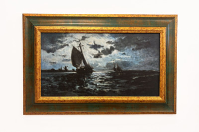 Sailing Ship in the Moonlight - Paul Gauguin