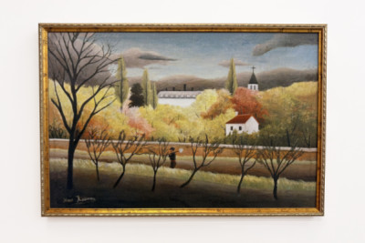 Landscape with Peasant - Henri Rousseau