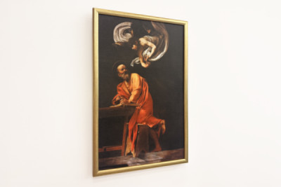 The Inspiration of Saint Matthew - Michelangelo Merisi Caravaggio