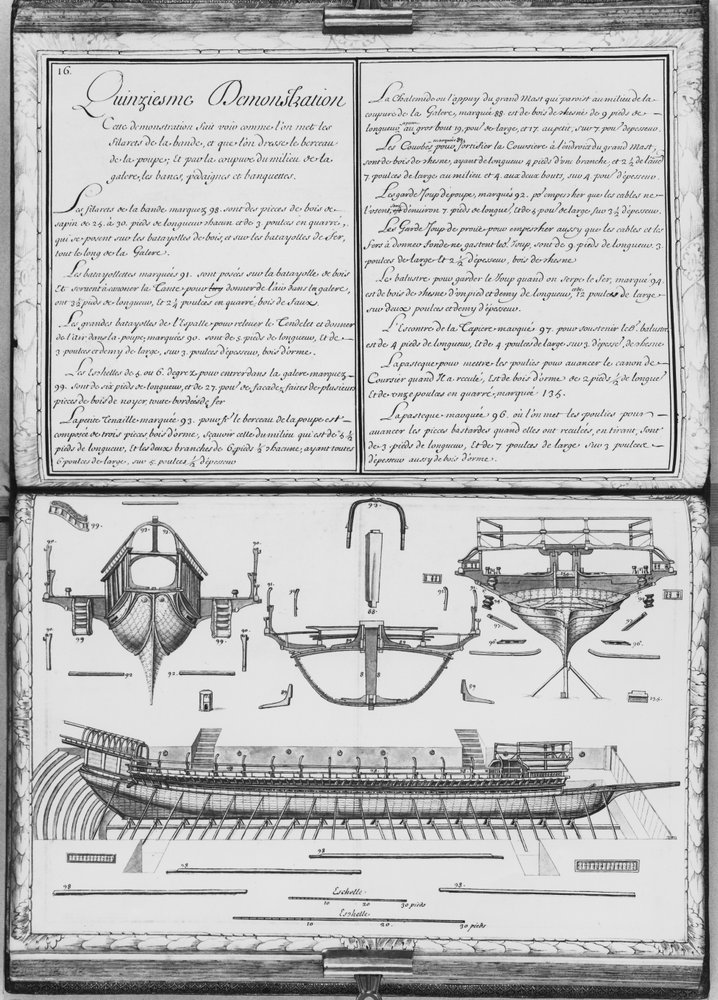 Construction of a Galley with the Prow and the Stern, Fifteenth ...