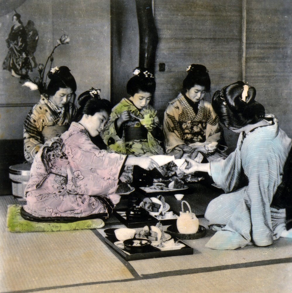 The Tea Ceremony by Japanese Photographer: Fine art print