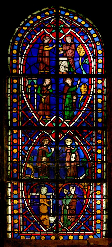 Window depicting Scene from the life of Saint Germain: the Saint and ...