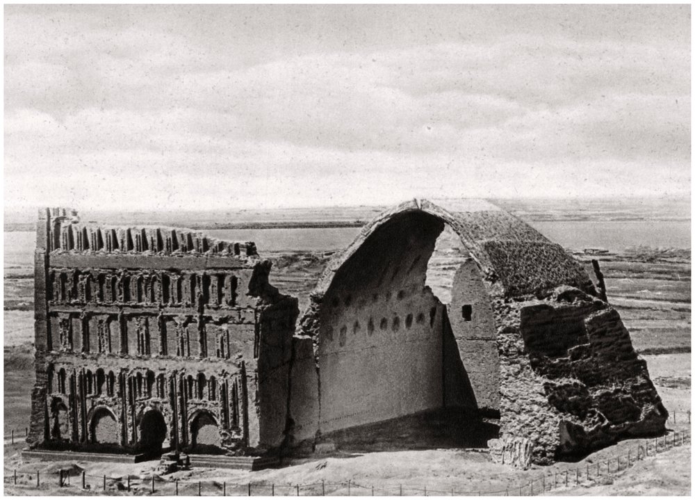 The Taq-i Kisra from the Air, Ctesiphon, Iraq by A. Kerim
