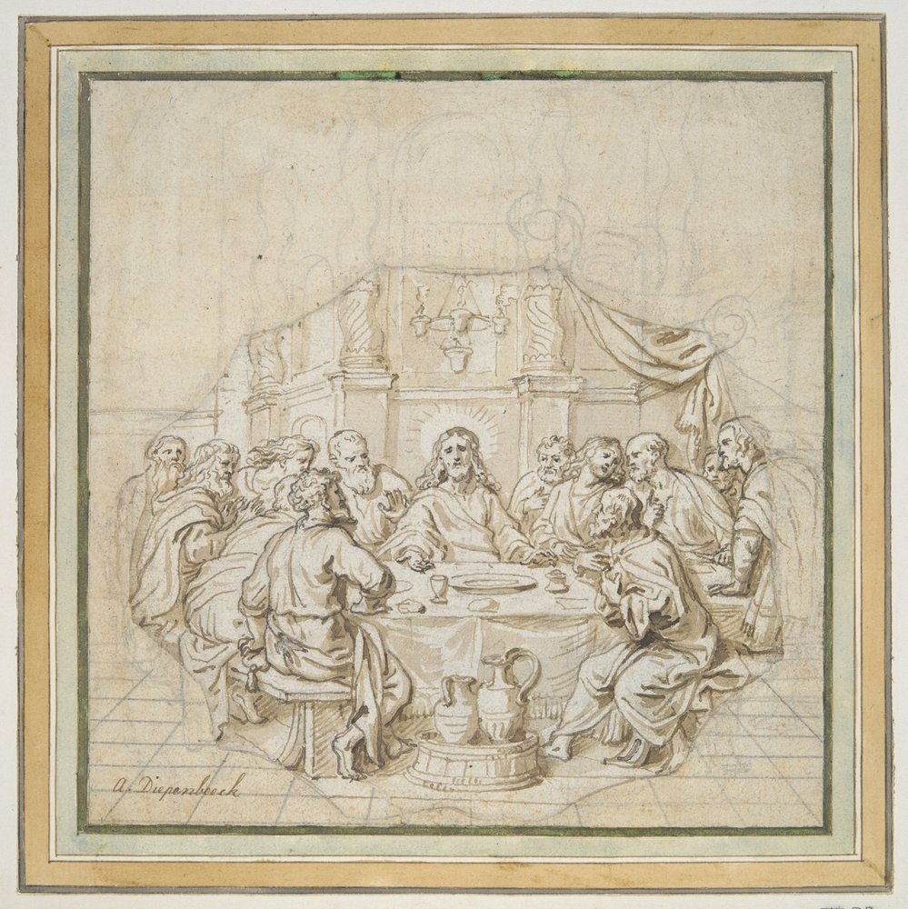 The Last Supper by Abraham van Diepenbeeck