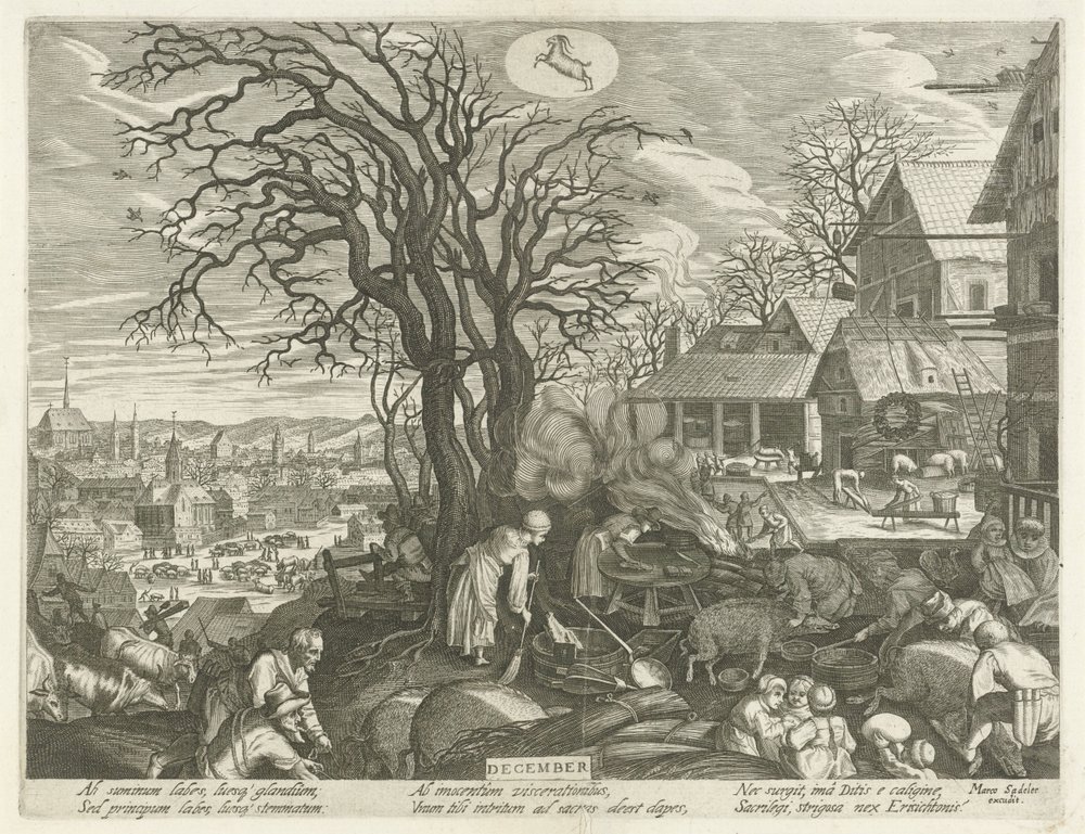December by Egidius  Sadeler (II)