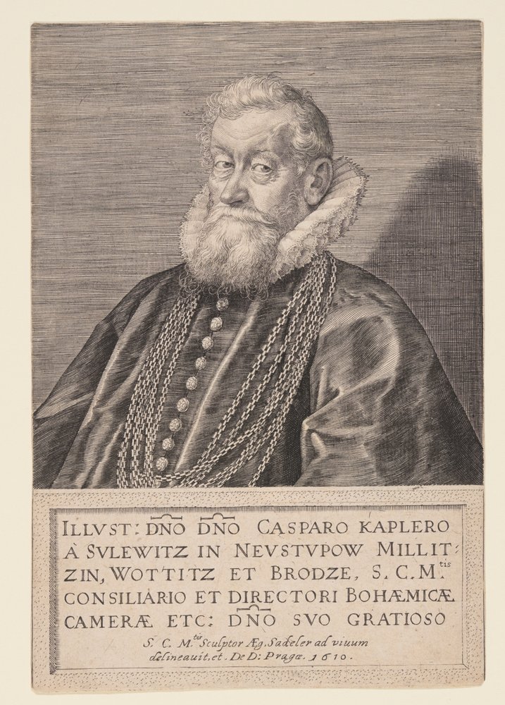Gaspard Kaplir von Sulewitz, Councilor to the Emperor by Aegidius Sadeler II