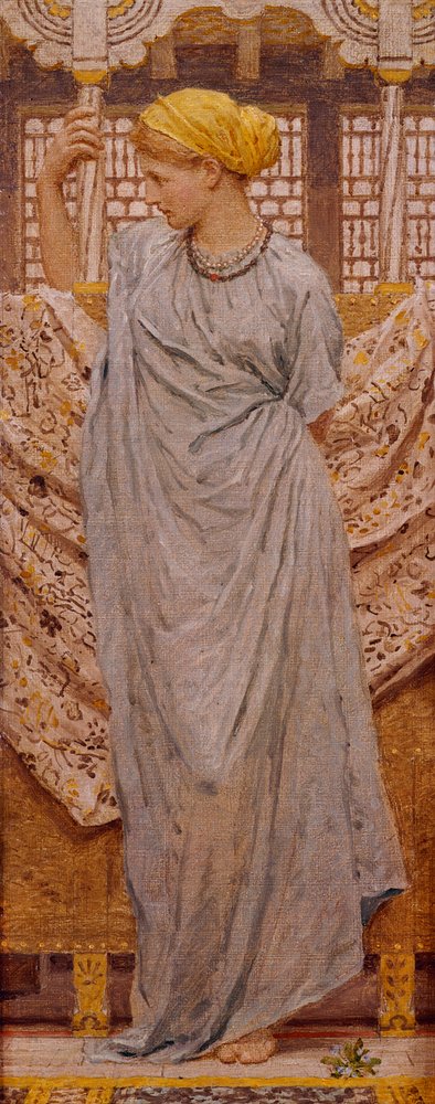 Forget-me-nots by Albert Joseph Moore