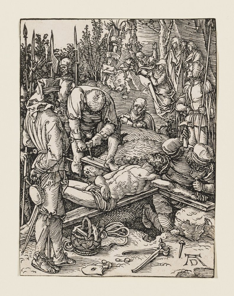Christ Nailed to the Cross by Albrecht Dürer