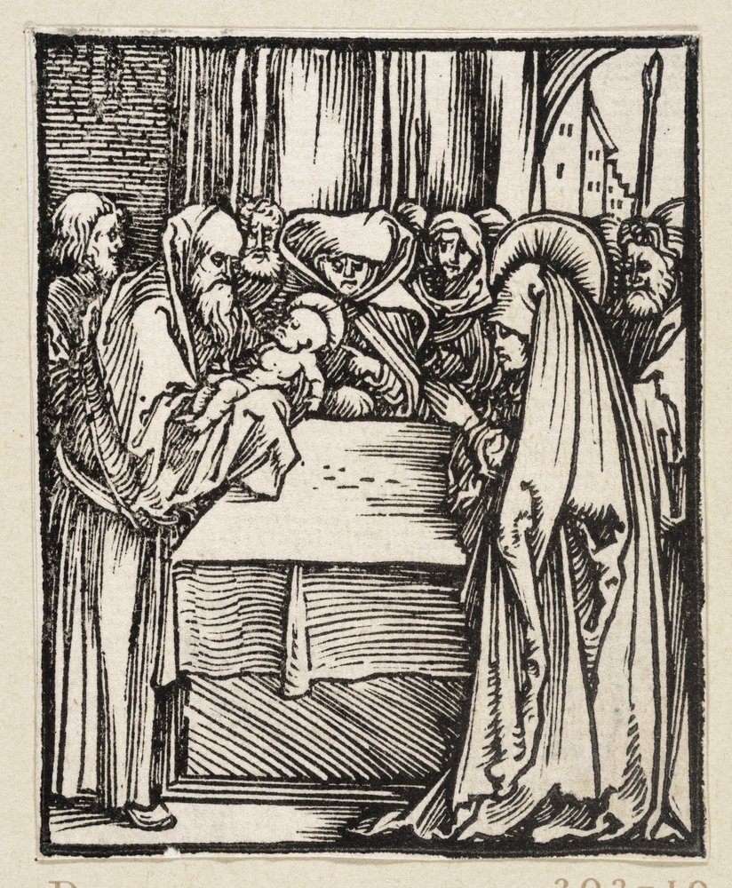 The Presentation of Christ in the Temple (43 Religious Themes) by Albrecht Dürer