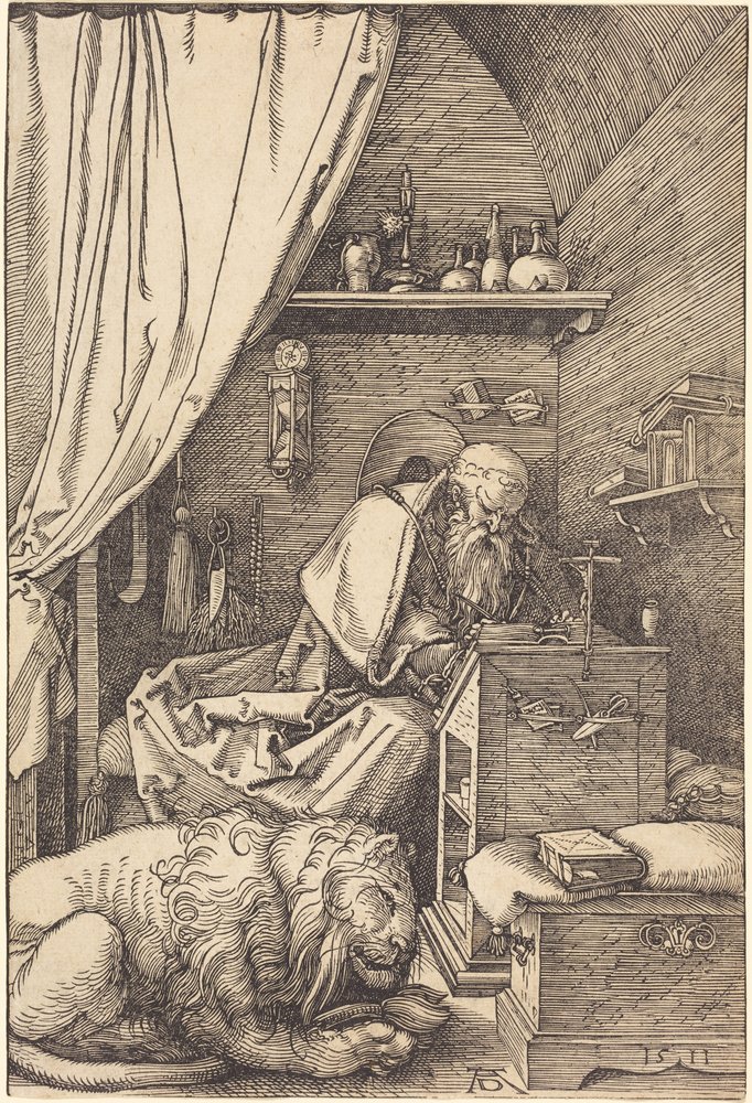Saint Jerome in His Cell by Albrecht Dürer