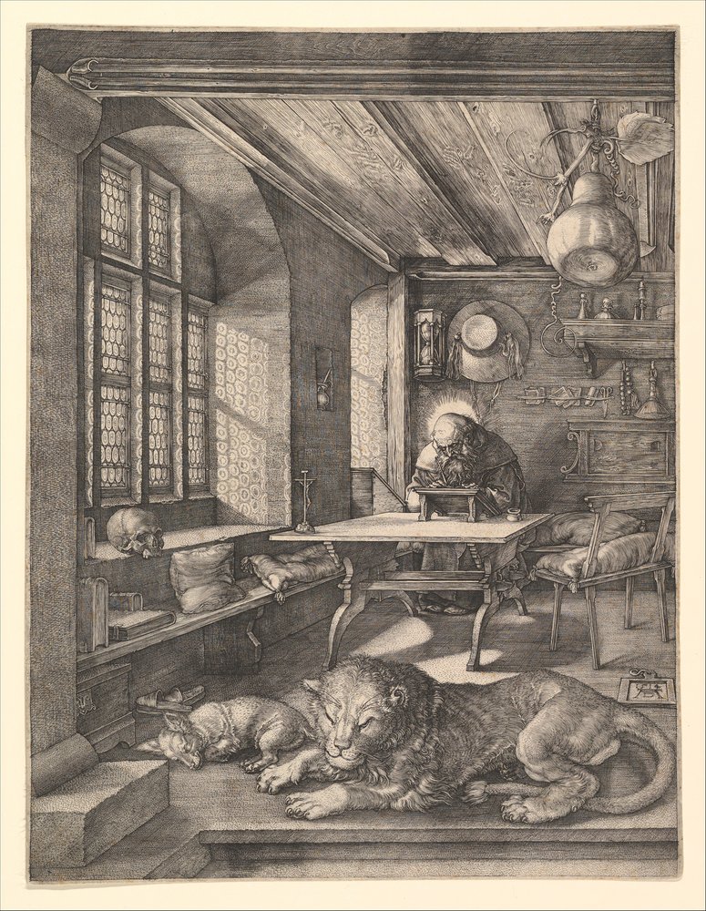 Saint Jerome in His Study by Albrecht Dürer