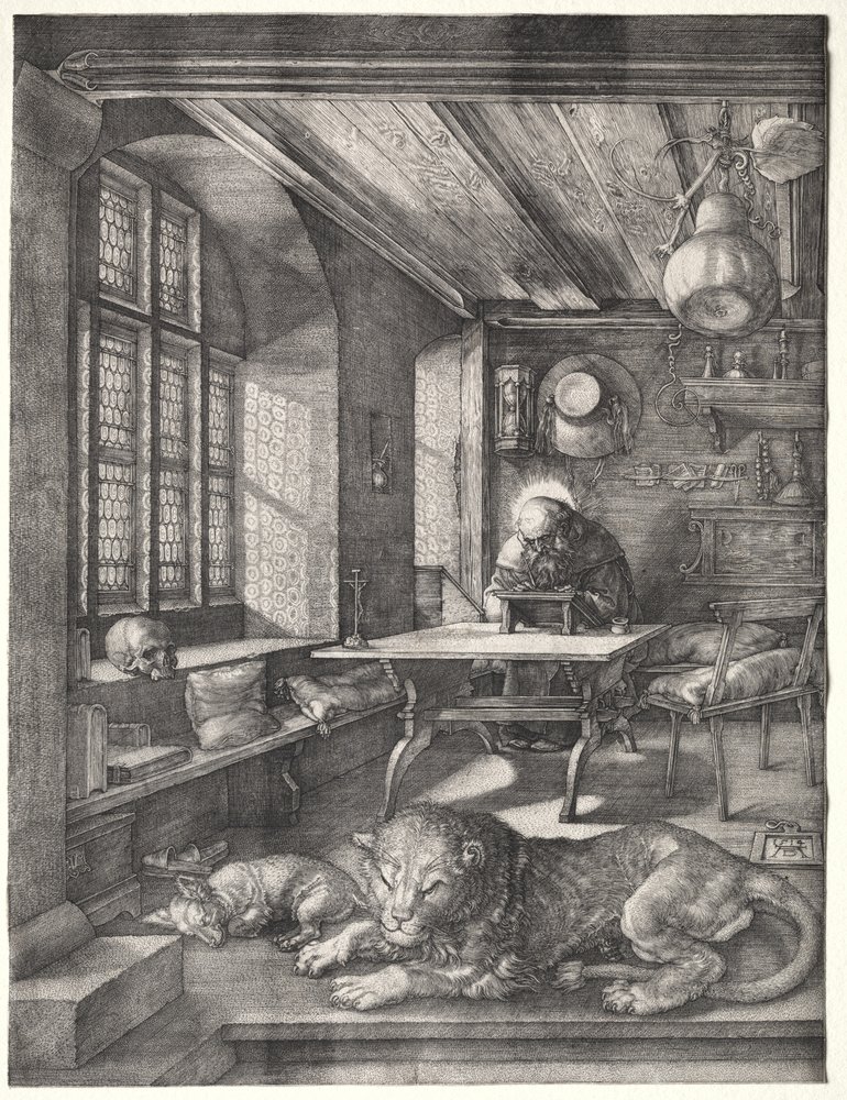 St. Jerome in His Study by Albrecht Dürer