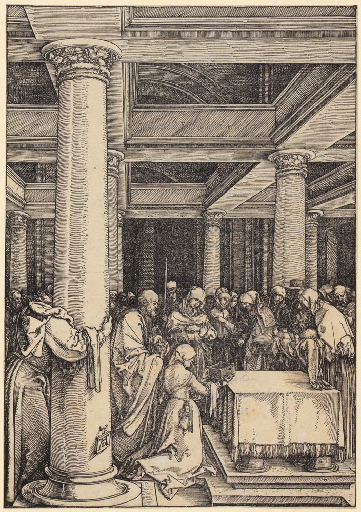 The Betrothal of Mary, Sheet 7 from the Series "The Life of the Virgin" by Albrecht Dürer