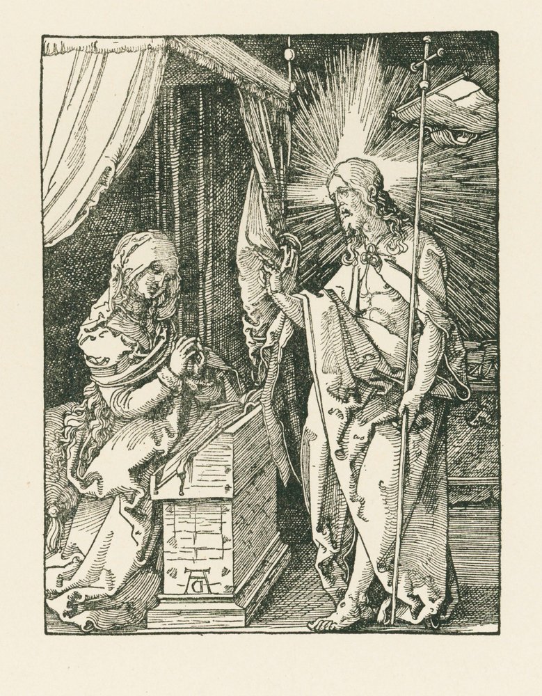 Christ Appearing to His Mother by Albrecht Dürer or Duerer