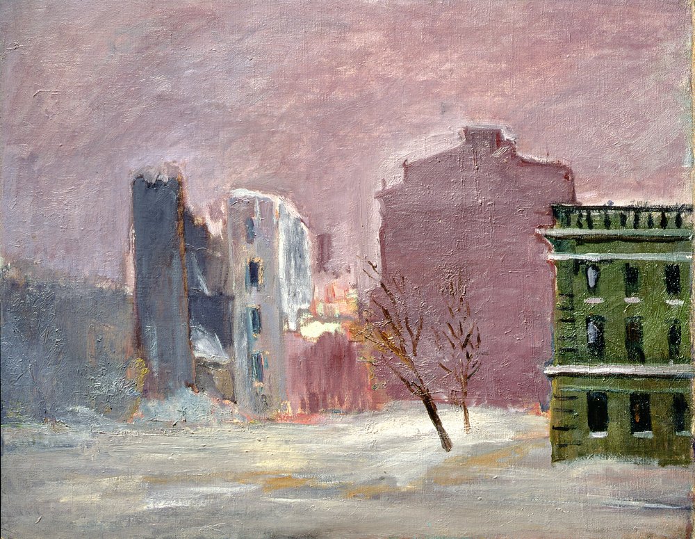 Blockaded Landscape by Aleksandr Isaakovich Rusakov