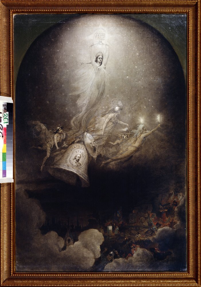 Apotheosis of the Newspapers "The Bell" and "The Polar Star" of Socialist Inspiration by Aleksei Petrovich Bogolyubov