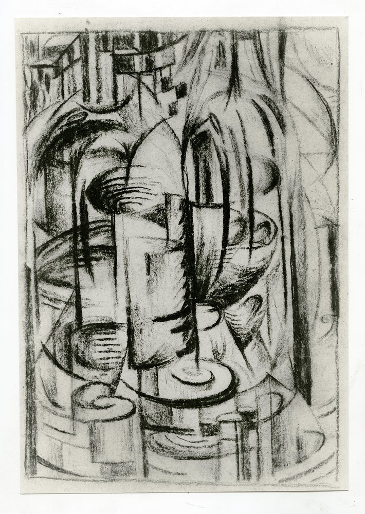 Futurist Composition by Alexander Bogomazov