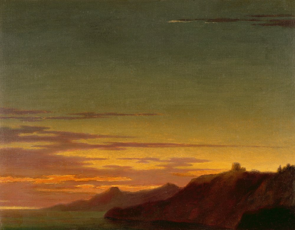 Close of the Day: Sunset on the Coast, c. 1768-75 by Alexander Cozens