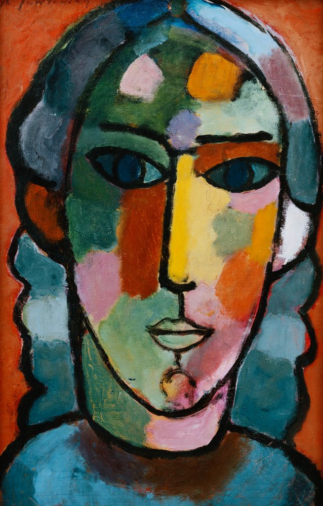 Head of Girl by Alexej von Jawlensky: Buy fine art prints