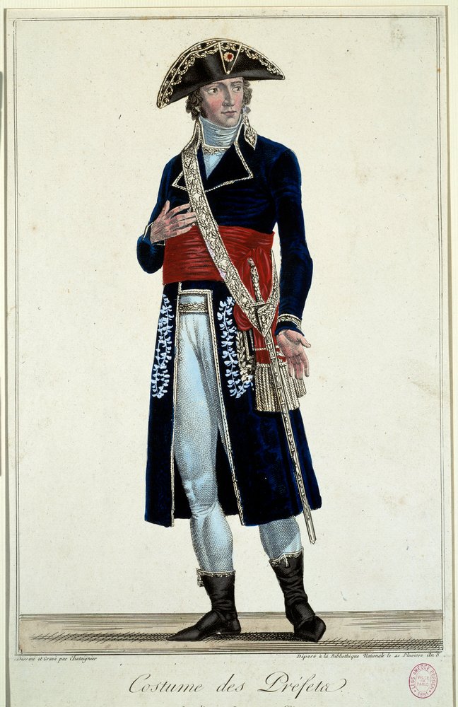 A Prefet in a Blue Suit by Alexis Chataigner