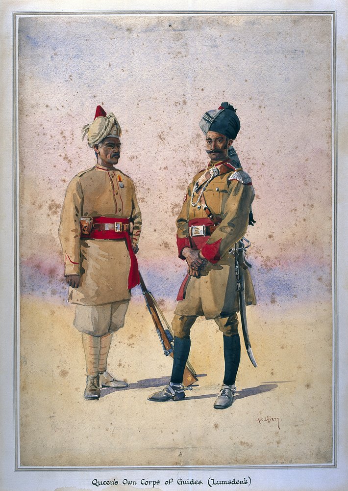 Soldiers of the Queen's Own Corps of Guides (Lumsden's) Infantry ...