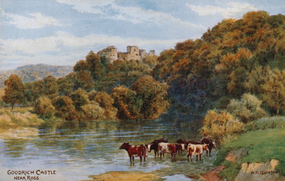 Goodrich Castle near Ross by Alfred Robert Quinton