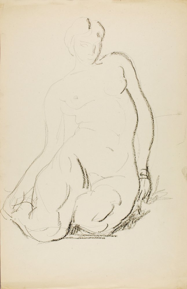 Seated Nude by Alfred H. Maurer