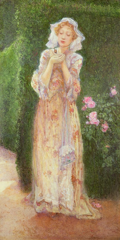 Lady with a Butterfly by Alice Macallan Swan