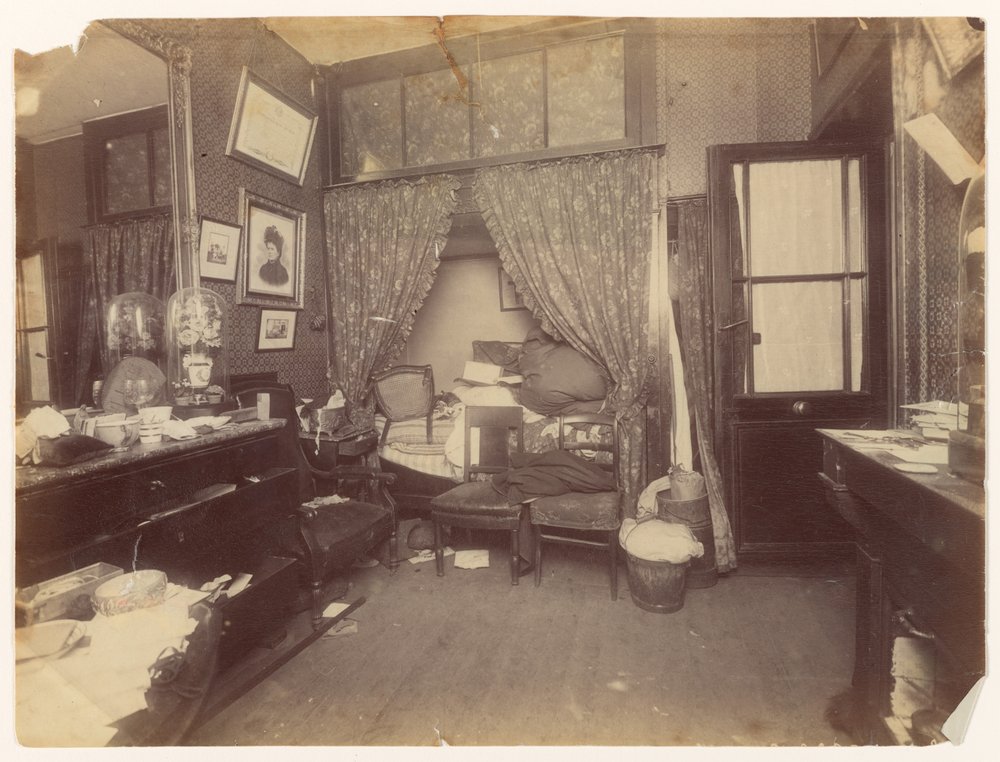Assassination of the Widow Limoy (View of the Box) by Alphonse Bertillon