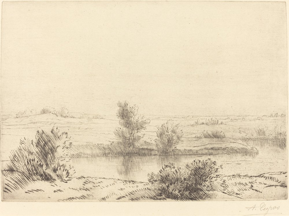 Marsh by Alphonse Legros