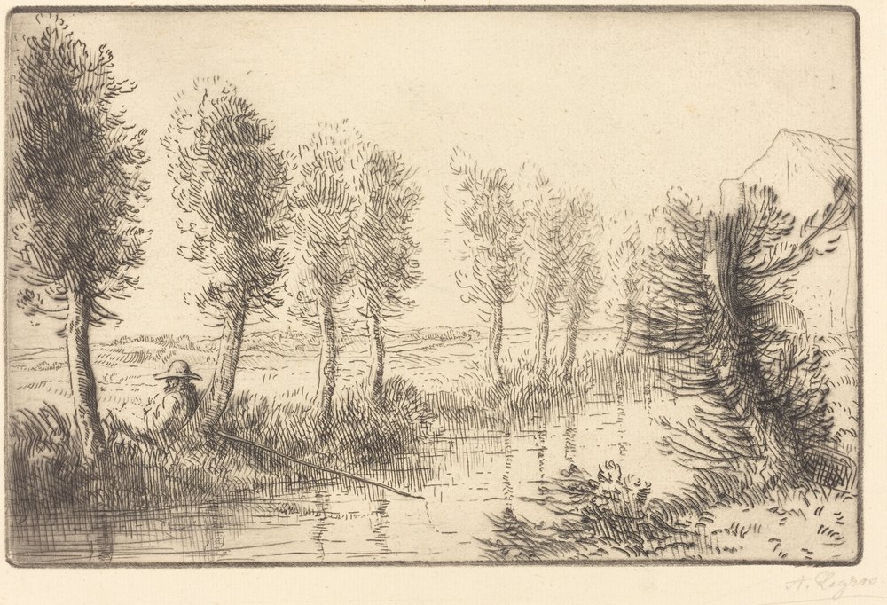 Near the Mill by Alphonse Legros