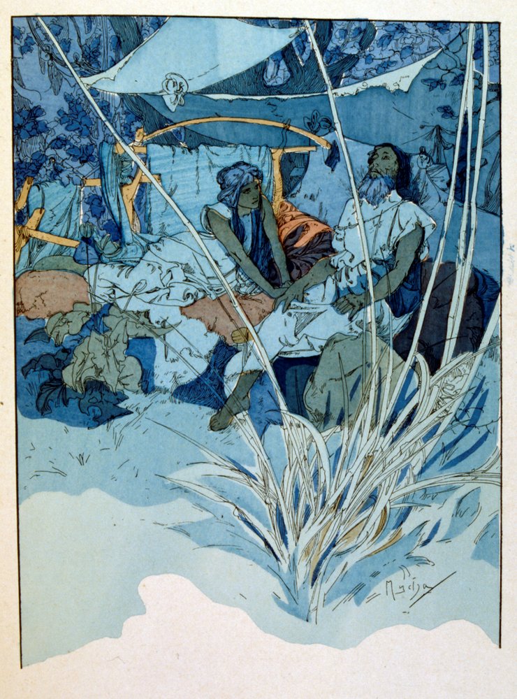Illustration by Alphonse Mucha from 