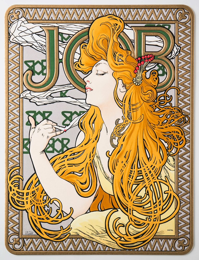 Advertising Poster for the Tissue Paper Job, 1897