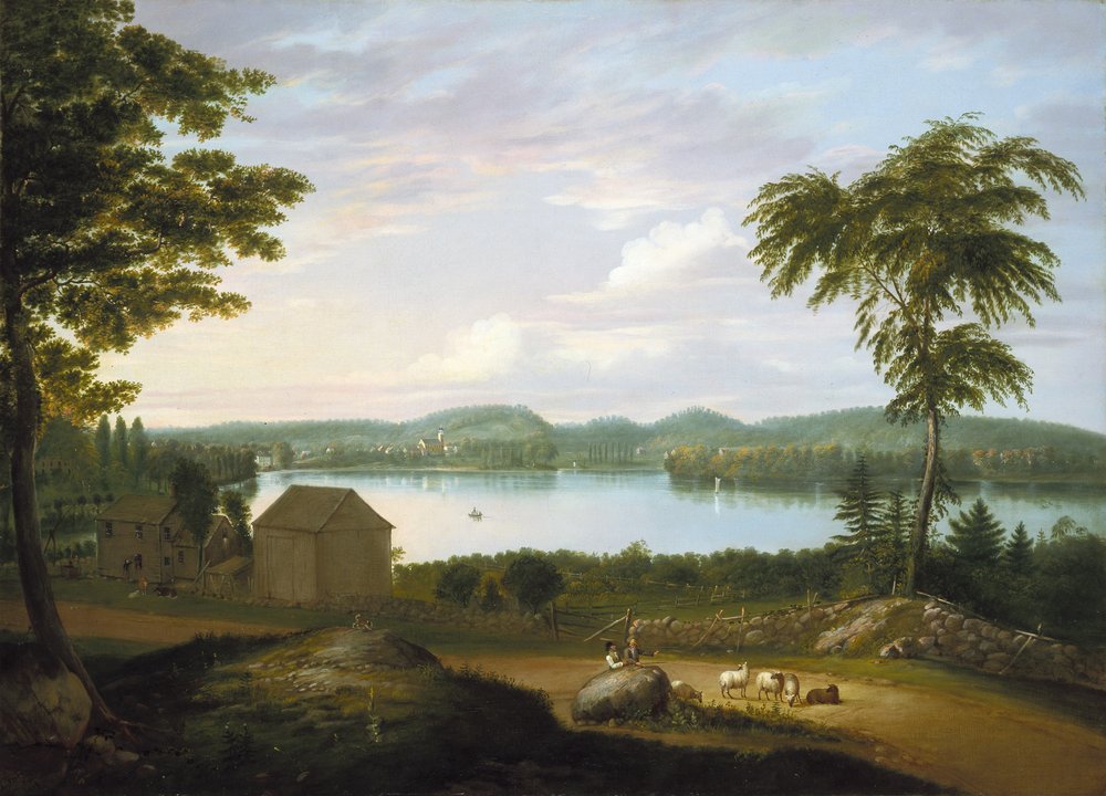 View of Springfield on the Connecticut River, 1819