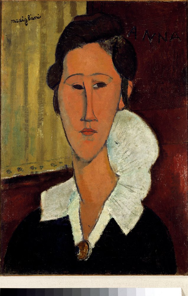Woman with the Collar or Portrait of Anna Zborowska