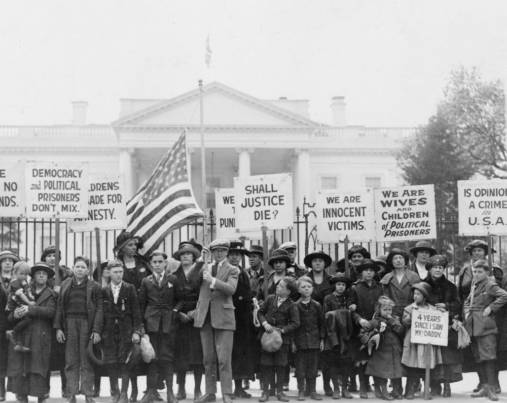 Children at the White House appealing to the President for the release ...