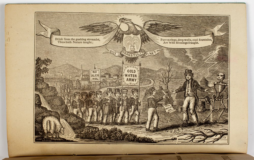 The Cold Water Army Pledge, 1842 by American School