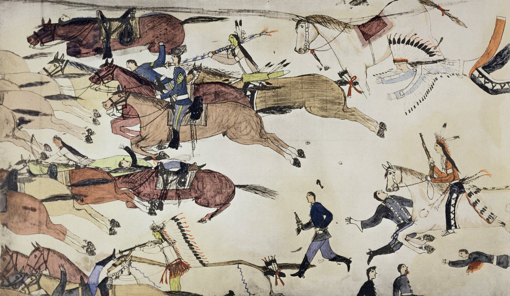Retreat of Major Marcus Reno's command